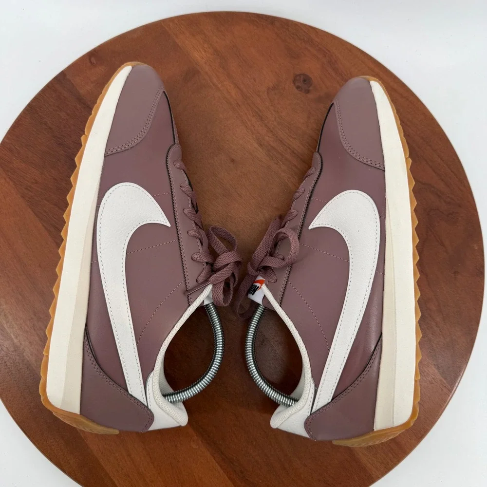 Nike Pacific Leather Smokey Mauve/White HV6430-200 Womens 10 Retro Sneaker